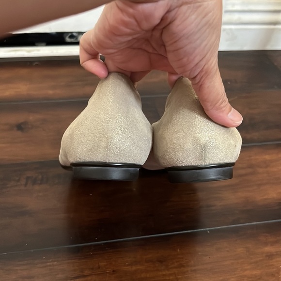 AGL Attilio Giusti Leombruni Snake skin Metallic Flats Cap Toe size EU41 US10.5 - Picture 7 of 13